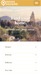 Mobile Screenshot of duckshousing.com